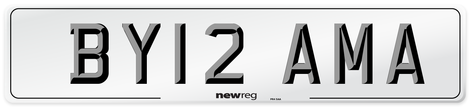 BY12 AMA Number Plate from New Reg